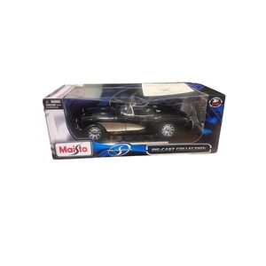 Maisto 1:18 Diecast Cars Special Edition Black 1957 Chevrolet Corvette Brand New
